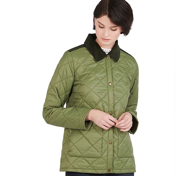 💥SALE💥 NWT Barbour Elizabeth Quilted Jacket, US 10 - Picture 4 of 16